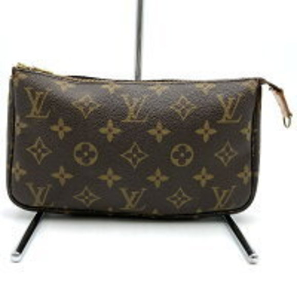 Louis Vuitton Pochette Accessoires Pouch Monogram Brown - Picture 1 of 8